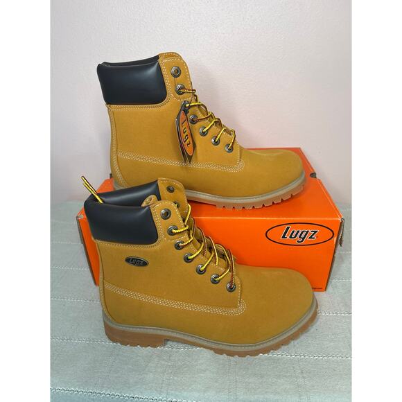 Lugz Men\'s Convoy 6 Inch Boot Golden Wheat Bark Tan Gum Size 8 W MCNWK main image 13